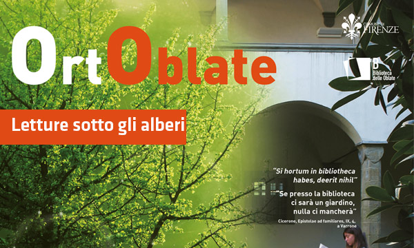 OrtOblate, letture sotto gli alberi all'Orto botanico “Giardino dei Semplici”