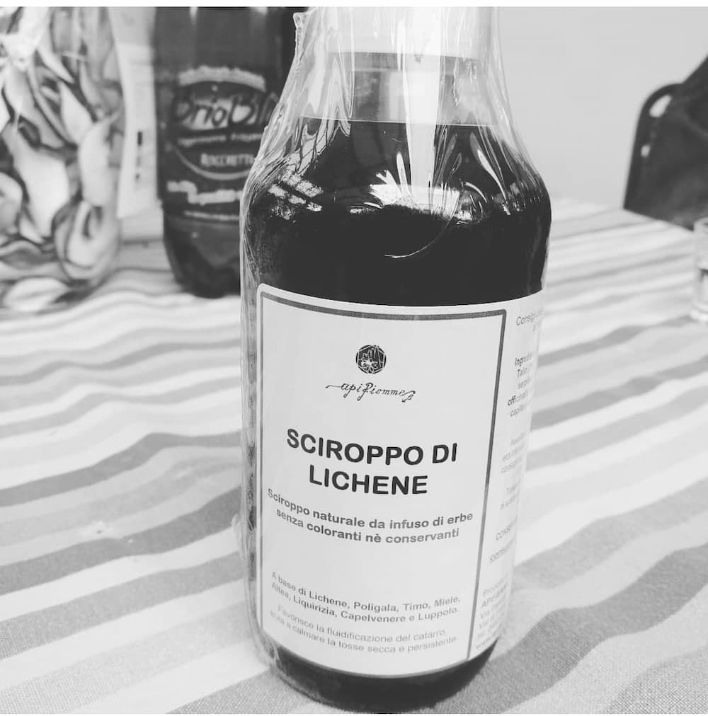 Sciroppo di lichene, foto di Elisabetta Bianchi