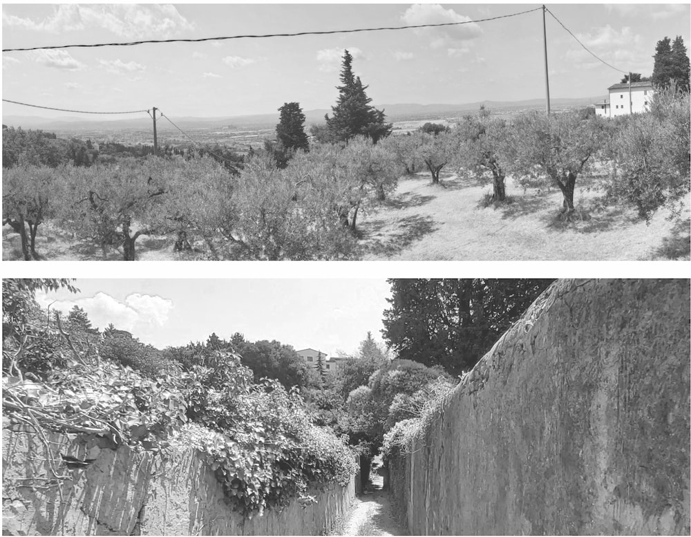 In foto: Alla Castellina (in alto) / Viuzzo del Gondo (in basso).